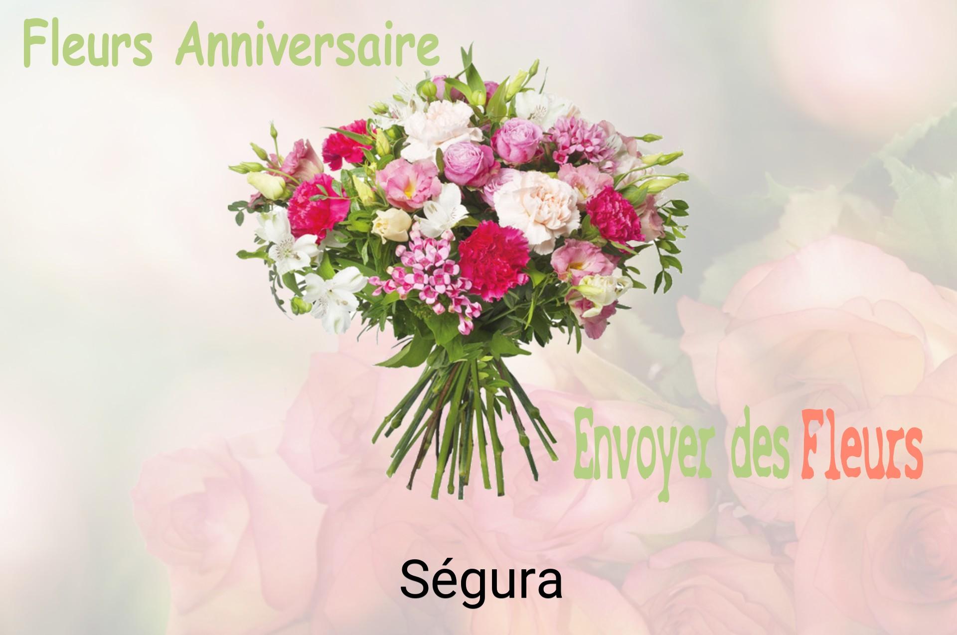 Bouquet de fleurs d’anniversaire livré à Ségura