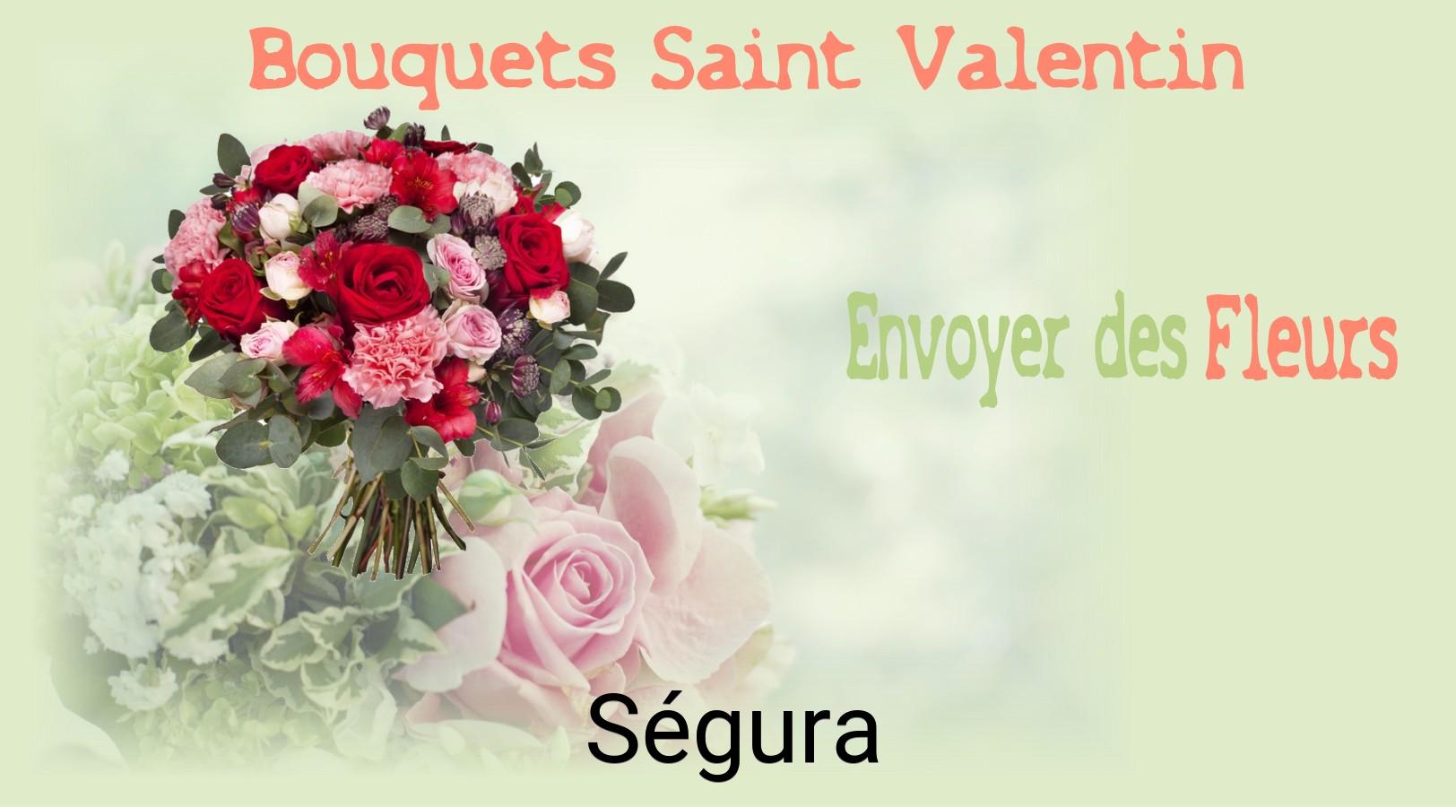 Roses de Saint-Valentin livrées à Ségura